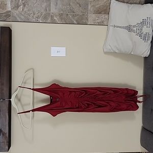 Burgundy Shanghai Ruched Mini Dress